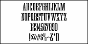 Jazz Beat Stencil JNL, a Slab Serif Font by Jeff Levine Fonts (Thumbnail 3 of 5)