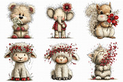 Whimsical Spring Animals Clipart, an Illustration by Libby Wishes (Thumbnail 7 of 7)