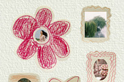 Hand Cut Paper Frames & Cards, an Object Graphic by divanovskaya_nv (Thumbnail 13 of 14)
