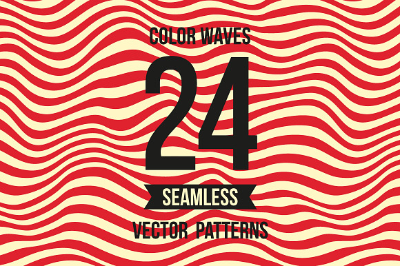 Seamless striped patterns preview 4
