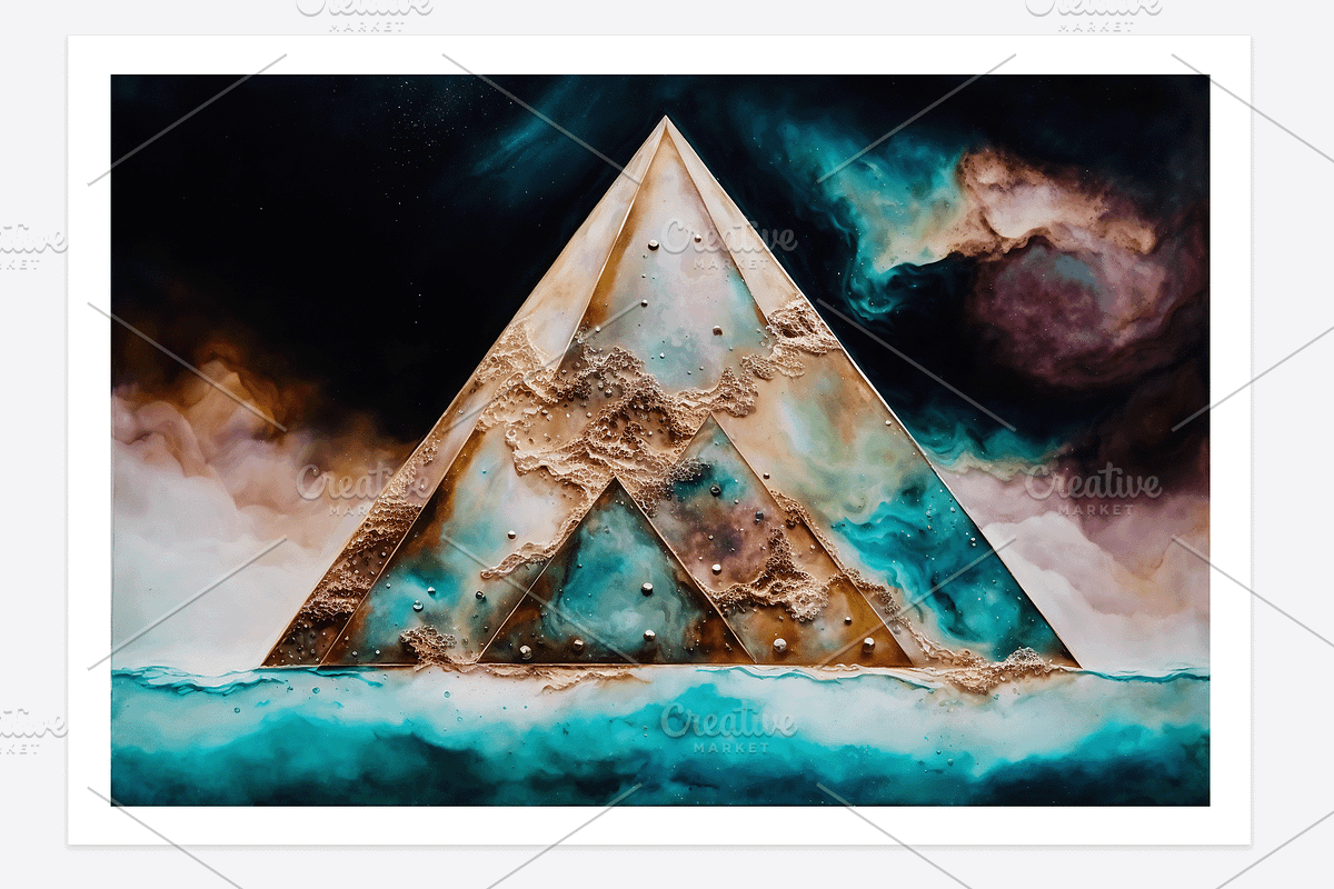 Piwa Collection · The Pyramid, a Decorative Illustration by milatovar (Photo 3 of 17)