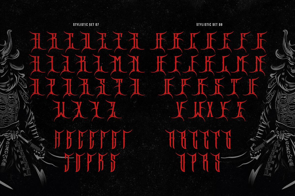 Rockakura typeface, a Blackletter Font by alit design (Photo 13 of 17)