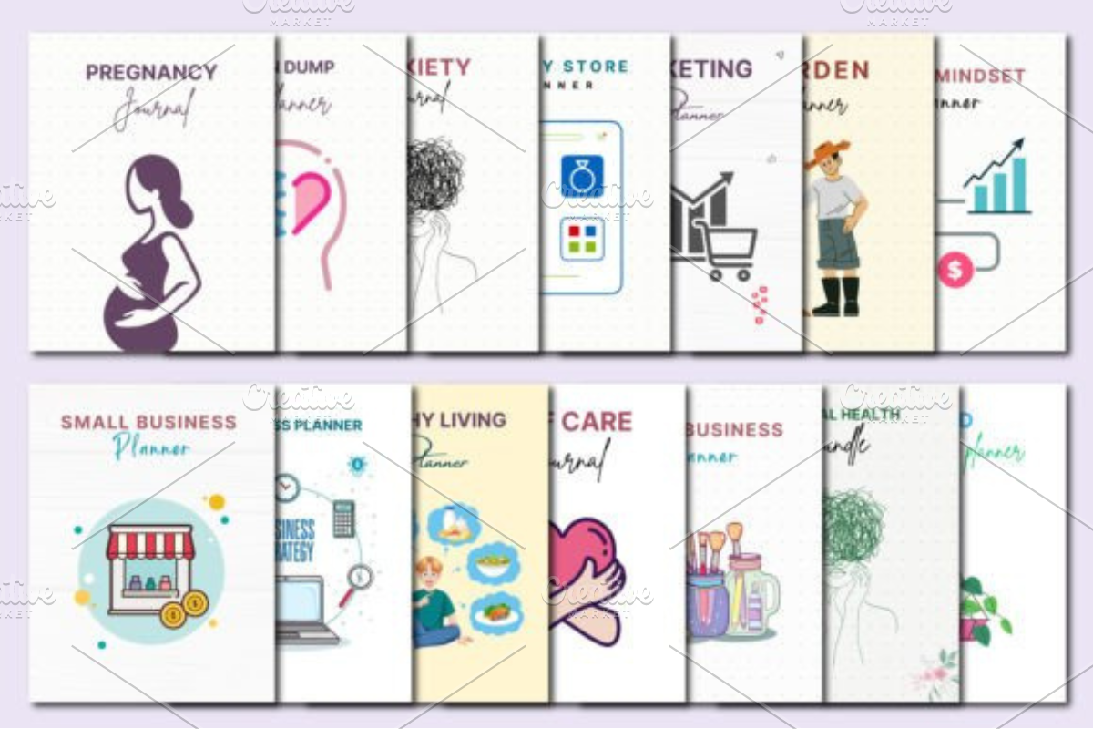 80+ Editable Templates KDP Interior, a Marketing Template by Ink Gallery (Photo 2 of 4)