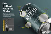 Drink Can 330ml PSD Mockup Set, a Packaging Mockup by Remnand Studio (Thumbnail 8 of 13)