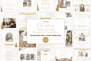 Christmas Instagram Templates Canva
