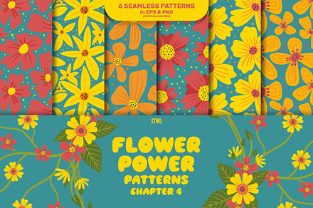 Flower Power Seamless Pattern Ch. 4