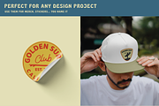 Vintage Surf Badge Logo Templates, a Branding & Logo Template by Golden Vision Studio (Thumbnail 5 of 7)