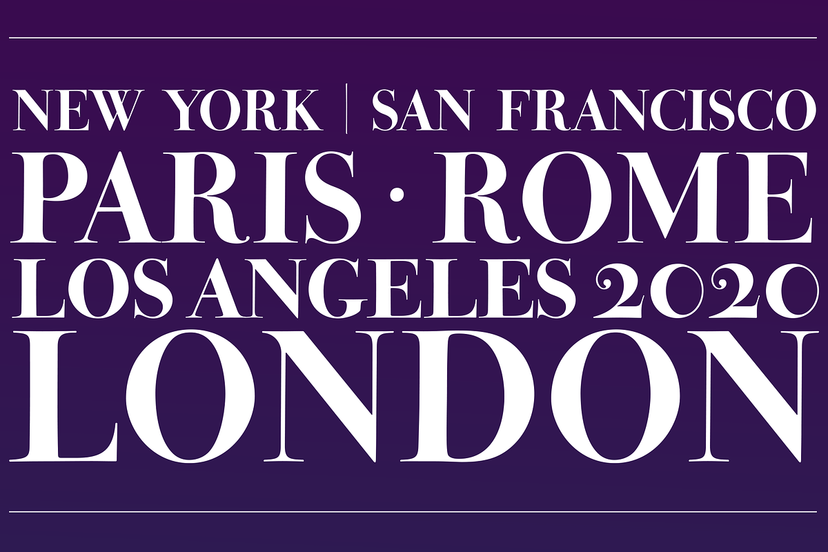 Bodoni Palazzo, a Font by California Type Foundry (Photo 7 of 9)