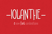 Iolanthe. Retro Handwritten Font., a Sans Serif Font by Wewhitelist (Thumbnail 1 of 13)