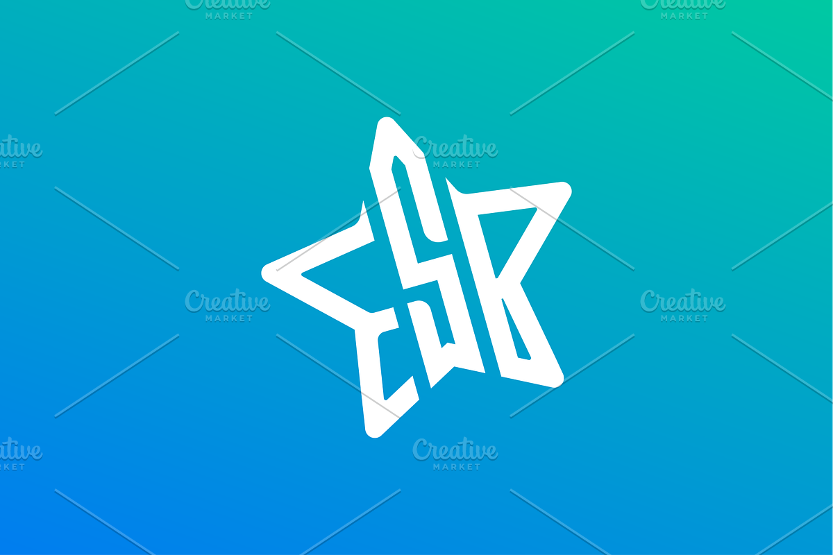ESP Letter Logo – Star Shaped Design, a Branding & Logo Template by Advateik ™ (Photo 1 of 4)
