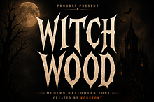 Witch Wood - Modern Halloween Font