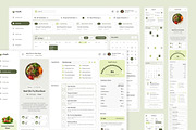 Nutrition & Diet Dashboard UI Figma, an UI Kit Template by peterdraw (Thumbnail 2 of 7)