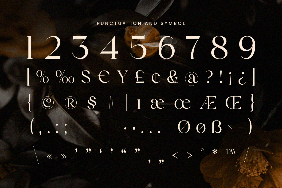 Unique Elegant Luxury Font - Magenta, a Serif Font by Sensatype (Photo 10 of 12)