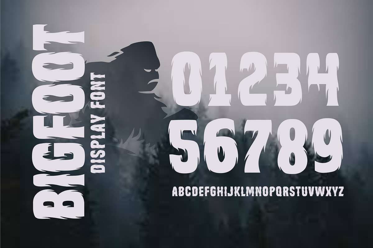 BIGFOOT 2021, a Font by herulogo (Photo 4 of 7)