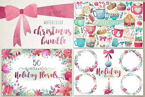 Watercolor Christmas Bundle