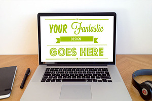 In Situ Desktop Website Mockup Four