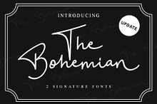 The Bohemian 2 Signature Font UPDATE