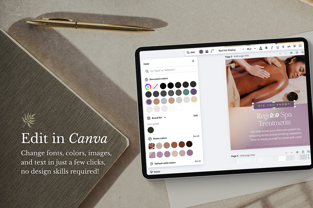 31 Spa Instagram Templates preview 8