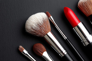 Set of professional makeup brushes, a Beauty & Fashion Photo by MistyDay