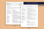 Professional Resume Template, CV, a Resume Template by VictoriousVita (Thumbnail 3 of 8)