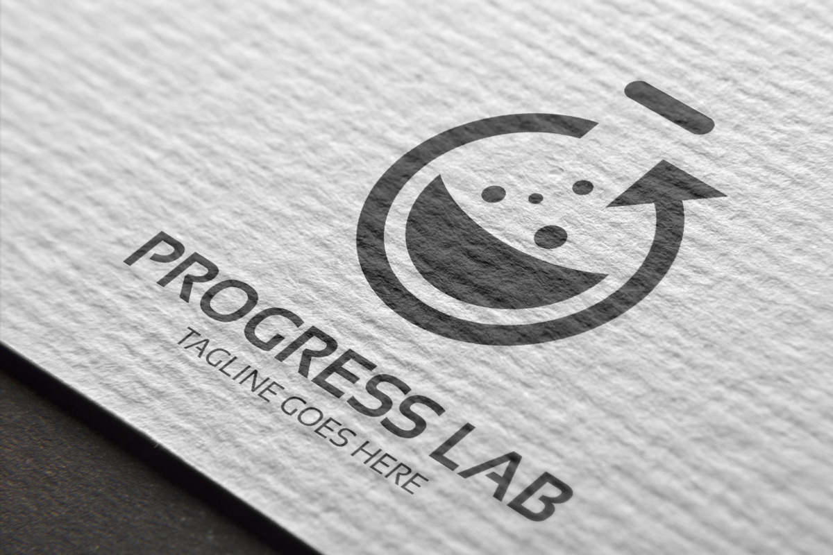 Progress Lab Logo, a Branding & Logo Template by CAIRON CREATIVESTUDIO