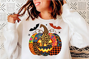 Patchwork Pumpkin Png Halloween Png, an Illustration by SinaCreation (Thumbnail 3 of 7)