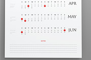 Calendar Layout, a Stationery Template by MightyDesign (Thumbnail 4 of 7)