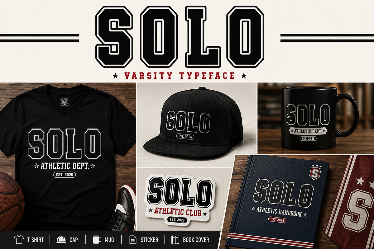 Solo, a Slab Serif Font by Wow Magic (Photo 4 of 7)