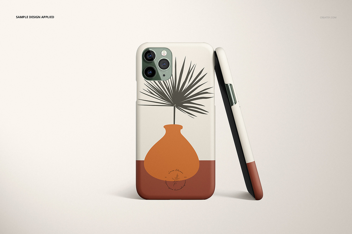 iPhone 11 Pro Matte Snap Case Mockup, an iPhone Mockup by creatsy5 (Photo 19 of 23)