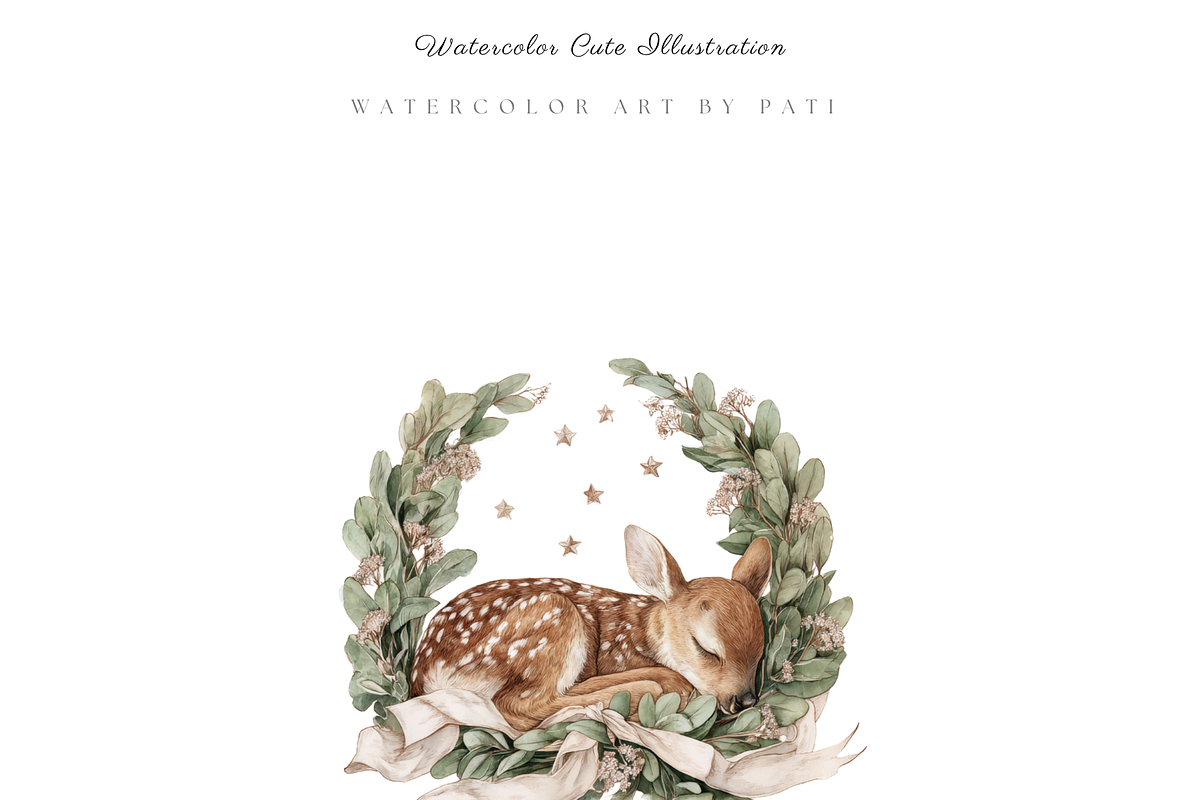 Happy New Year Clipart Animals PNG, a Decorative Illustration by Pati Paints (Photo 7 of 11)