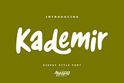 Kademir - Display Font, a Handwritten Font by Majelis Art (Thumbnail 1 of 5)