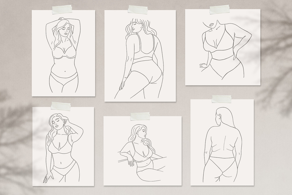 Women BUNDLE, a Person Illustration by mejorana (Photo 16 of 26)