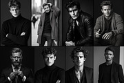90 Men Black & White Photos Bundle, a Beauty & Fashion Photo by INTENTFX (Thumbnail 2 of 10)