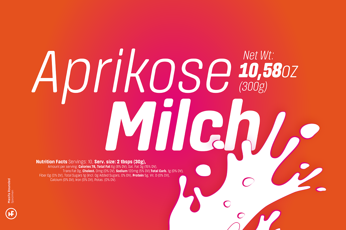 Masifa Rounded Normal, a Sans Serif Font by Hurufatfont (Photo 5 of 13)