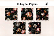 Baroque Flowers Seamless Pattern, a Pattern Graphic by Pawsitively Aesthetic (Thumbnail 2 of 3)