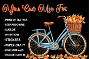 Adorable Hello Autumn Clipart, an Illustration by CreationArt (Thumbnail 4 of 9)