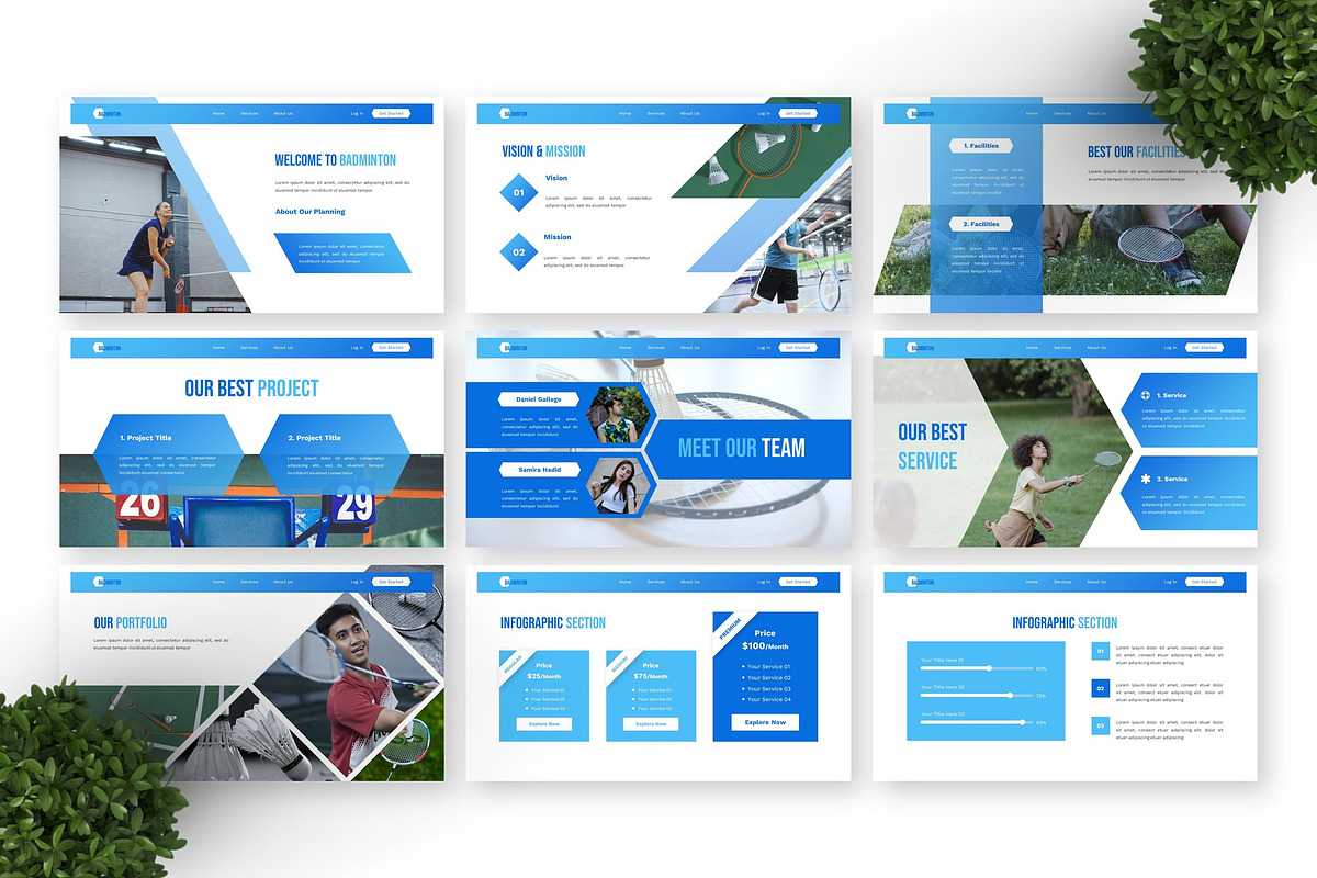 Badminton - Sport Google Slide preview 5