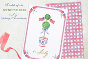 Topiary Boxwood Chinoiserie 4 July, a Graphic by LABFcreations (Thumbnail 3 of 4)