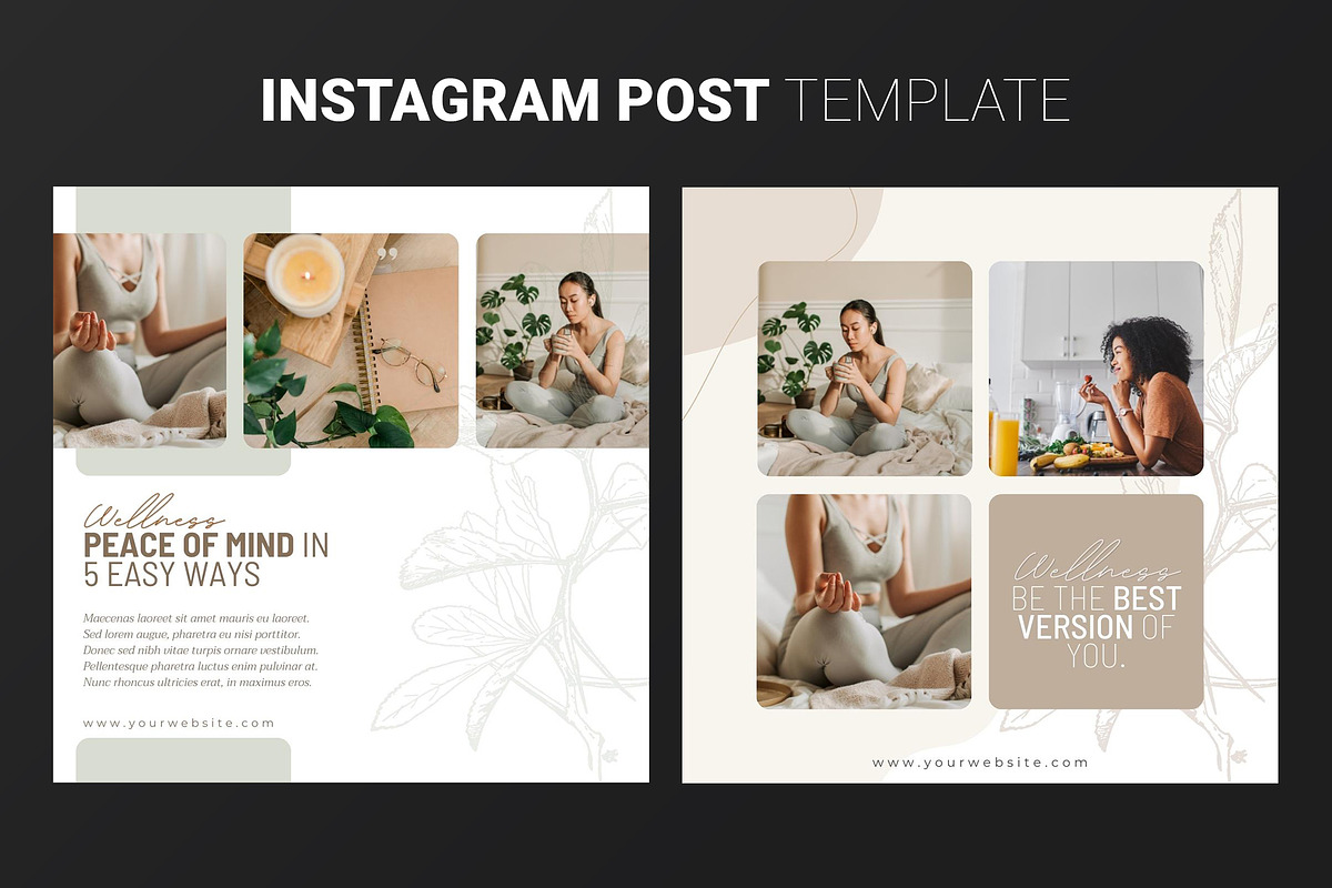 Canva Wellness Instagram Template, a Marketing Template by illycreative (Photo 11 of 12)