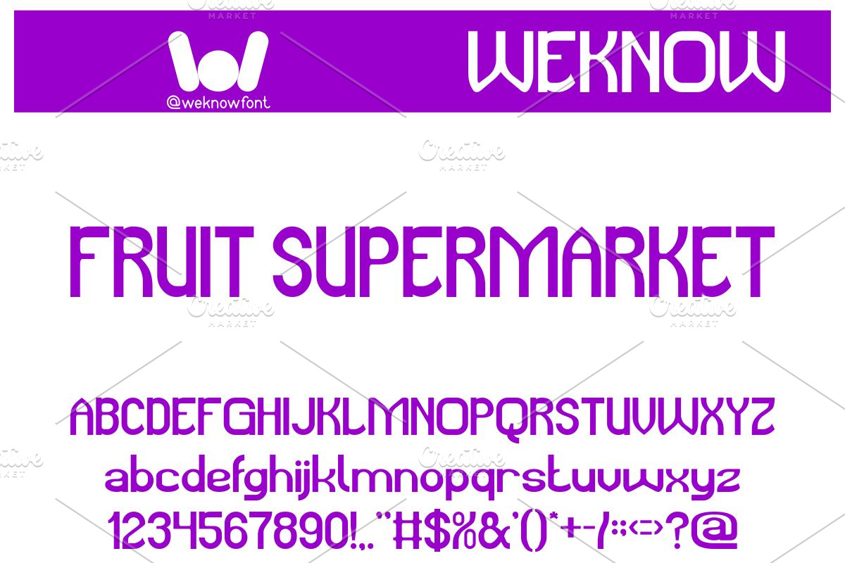 Magic Word font, a Sans Serif Font by weknow (Photo 4 of 8)