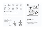 Coping Icon Set, an Outline Icon by Prosymbols (Thumbnail 3 of 5)