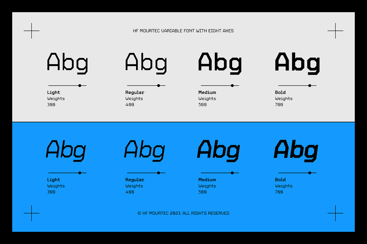HF Mourtec Monospaced, a Sans Serif Font by 24Design Studios (Photo 2 of 14)