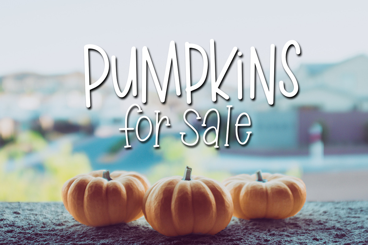 Fall Phrases Font preview 6