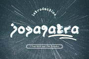 Joyagatra - 5 Font styles, a Script Font by Gblack Id (Thumbnail 1 of 7)