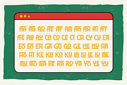 Coachelaz - Retro Font, a Sans Serif Font by Dhabee (Thumbnail 9 of 12)