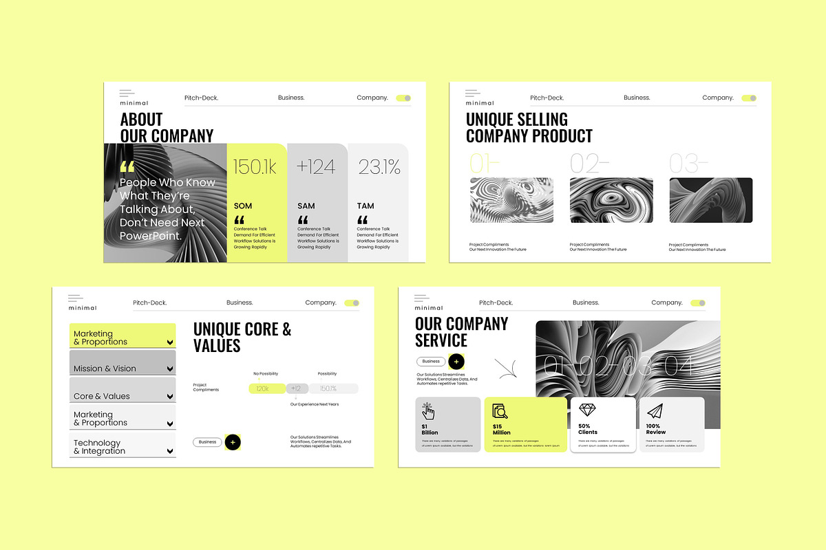 Minimal Pitch-Deck Presentation, a Presentation Template by Creative-Work (Photo 9 of 9)