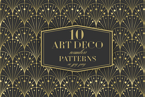 Art Deco Seamless Patterns