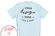 Back Of T-Shirt BC3001 Mockup Bundle, a Shirt Mockup by lock and page (Thumbnail 8 of 88)