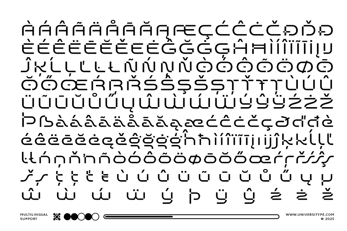 UT Defghio Nixav : A Futuristic Font, a Sans Serif Font by Universitype (Photo 5 of 10)