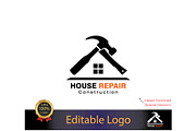 Custom Handyman Logo Template, a Branding & Logo Template by YUDesignStore (Thumbnail 1 of 7)